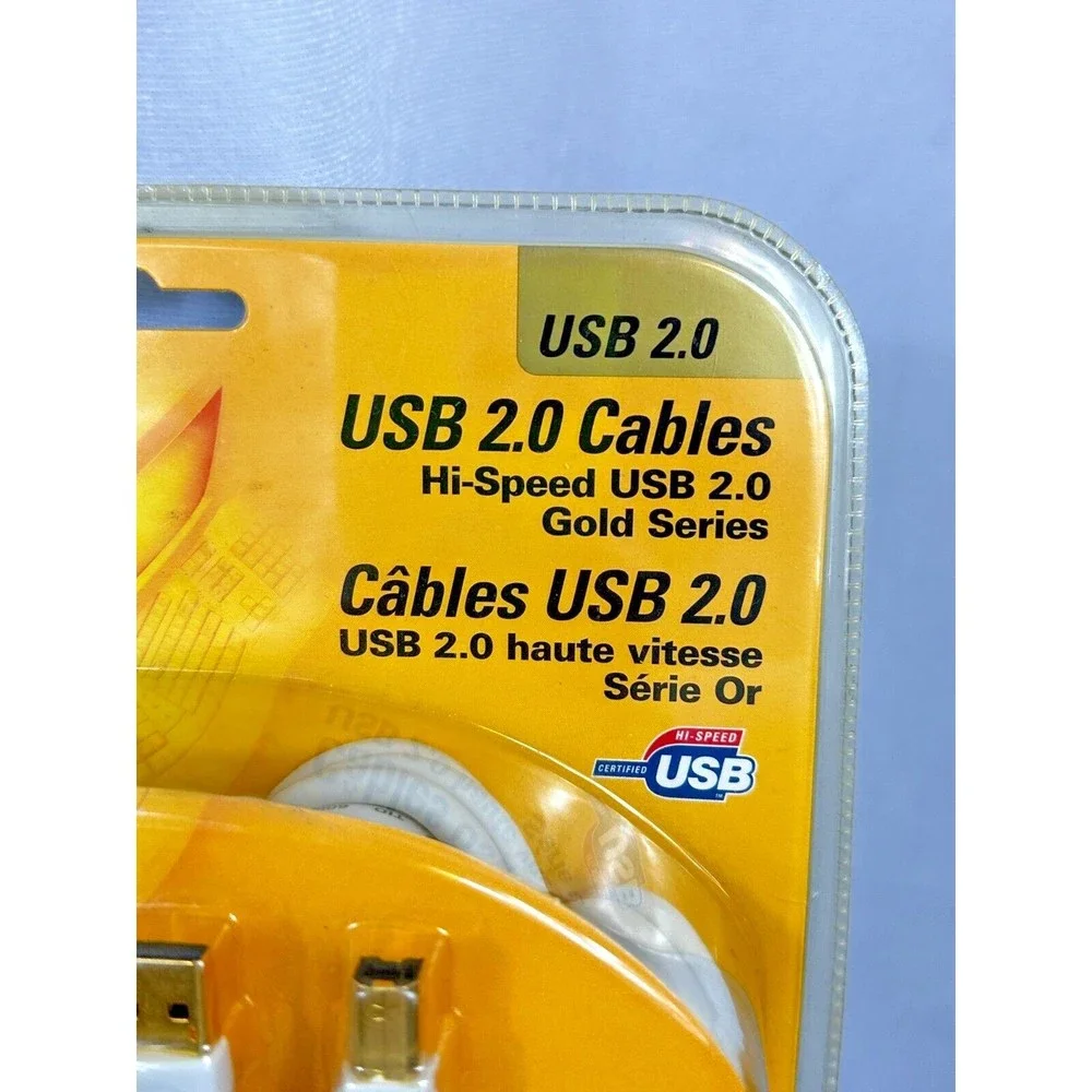 APC Hi-Speed USB 2.0 Cables - Gold Series Pack of 4 - Sealed in Package